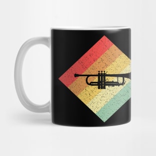 Retro Vintage 80s Trumpet Gift For Trumpeters Mug